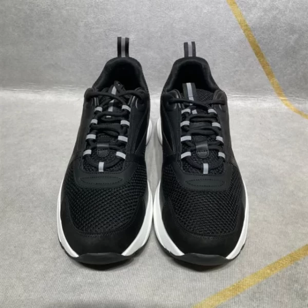 B22 SNEAKER BLACK TECHNICAL MESH AND CALFSKIN - CD134