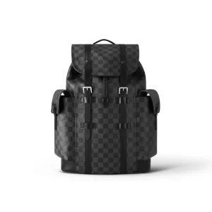 LOUIS VUITTON CHRISTOPHER MM BACKPACK DAMIER GRAPHITE CANVAS - WLM528