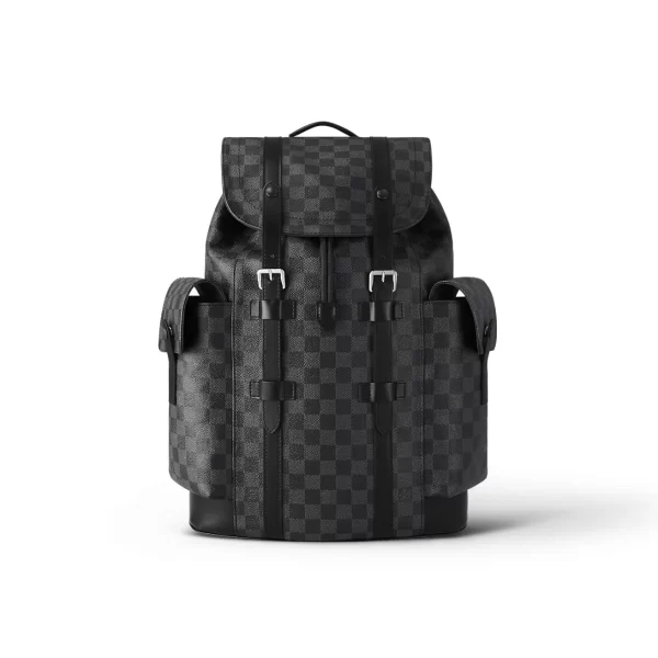 LOUIS VUITTON CHRISTOPHER MM BACKPACK DAMIER GRAPHITE CANVAS - WLM528