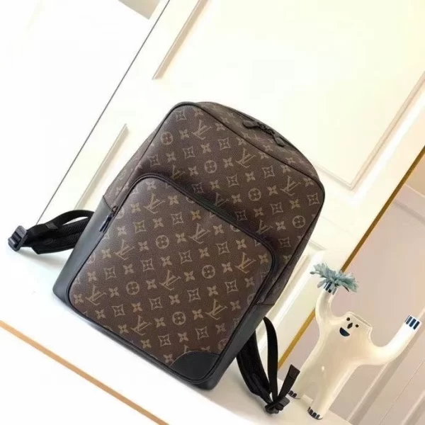 LOUIS VUITTON DEAN BACKPACK MONOGRAM MACASSAR CANVAS - WLM521