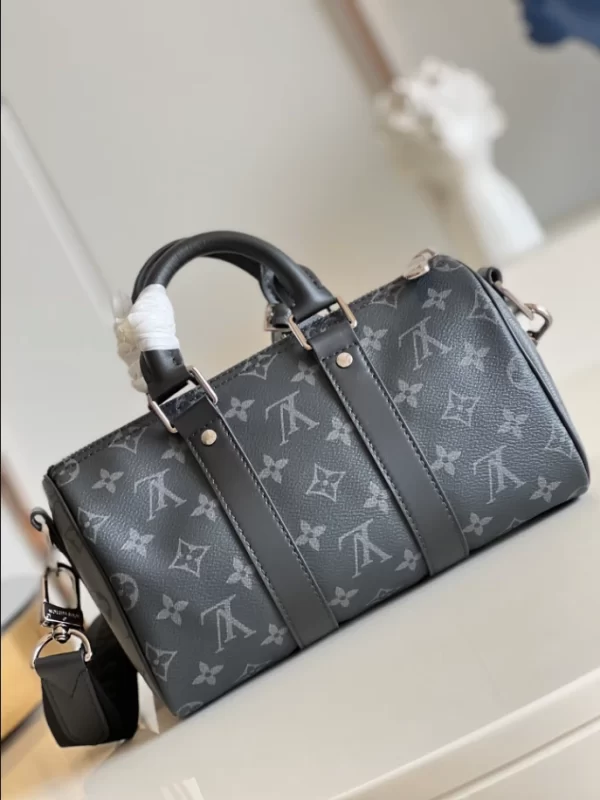 LOUIS VUITTON KEEPALL BANDOULIÈRE 25 MONOGRAM ECLIPSE CANVAS - WLM563