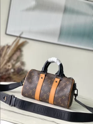 LOUIS VUITTON KEEPALL BANDOULIÈRE 25 MONOGRAM MACASSAR CANVAS - WLM558