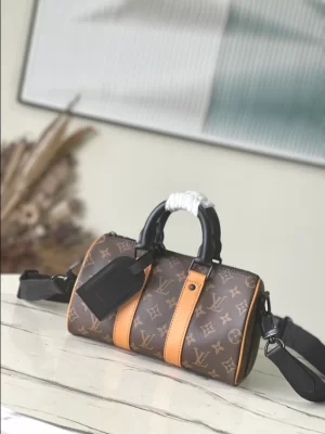 LOUIS VUITTON KEEPALL BANDOULIÈRE 25 MONOGRAM MACASSAR CANVAS - WLM558