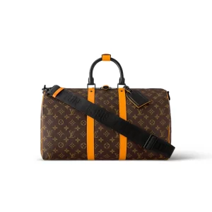 LOUIS VUITTON KEEPALL BANDOULIÈRE 45 MONOGRAM MACASSAR CANVAS - WLM543