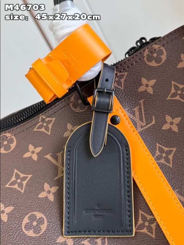 LOUIS VUITTON KEEPALL BANDOULIÈRE 45 MONOGRAM MACASSAR CANVAS - WLM543