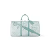 LOUIS VUITTON KEEPALL BANDOULIERE 50 BAG IN MONOGRAM AQUAGARDEN - WLM539