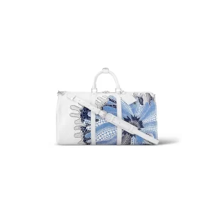 LOUIS VUITTON X YAYOI KUSAMA KEEPALL 50 TAURILLON MONOGRAM - WLM535