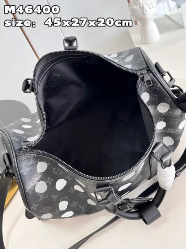 LV X YK BANDOULIÈRE KEEPALL 45 MONOGRAM ECLIPSE CANVAS - WLM548