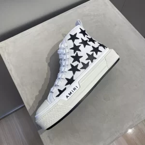 AMIRI STARS COURT HIGH-TOP SNEAKERS - AM025