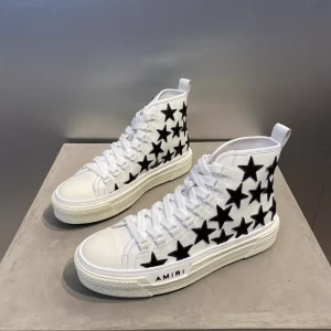 AMIRI STARS COURT HIGH-TOP SNEAKERS - AM025