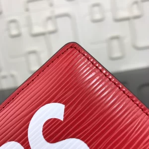 Louis Vuitton X Supreme Wallet Epi Red - WLM119