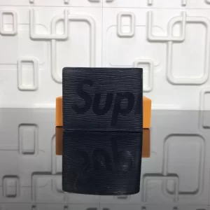 Louis Vuitton X Supreme Wallet Epi Slender Black - WLM120