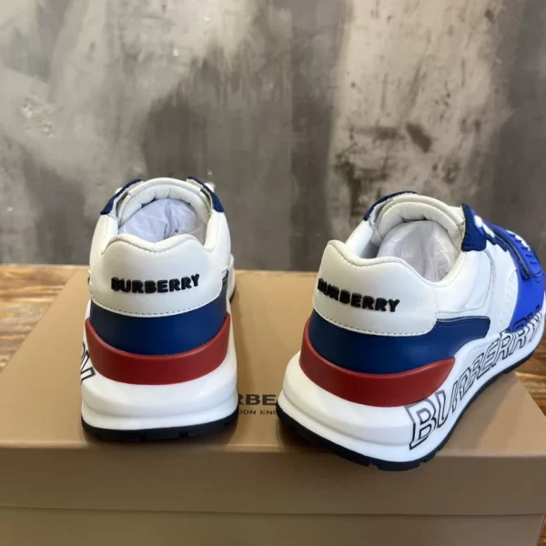 BURBERRY LEATHER AND SUEDE SNEAKERS - BBR131