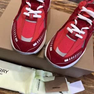 BURBERRY MEN'S LOGO MESH LOW-TOP SNEAKERS - BBR128