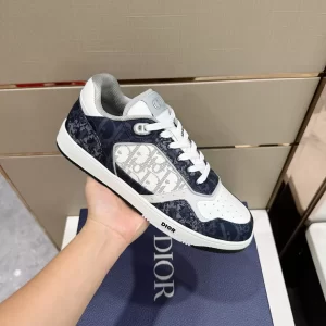 DIOR B27 LOW IN DENIM BLUE WHITE - CD185