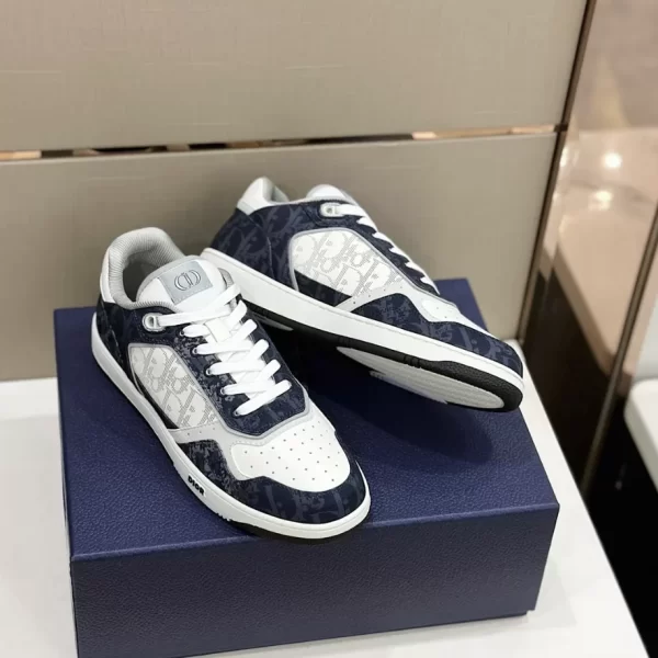 DIOR B27 LOW IN DENIM BLUE WHITE - CD185