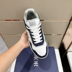 DIOR B27 LOW IN DENIM BLUE WHITE - CD185