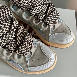 Lanvin Leather Curb Sneakers – LV006