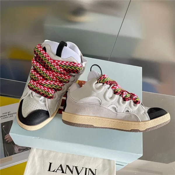 Lanvin Leather Curb Sneakers – LV012