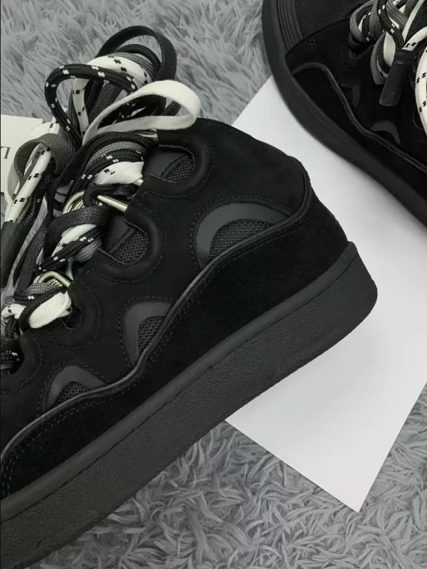 Lanvin Leather Curb Sneakers – LV016