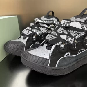 Lanvin Leather Curb Sneakers – LV032