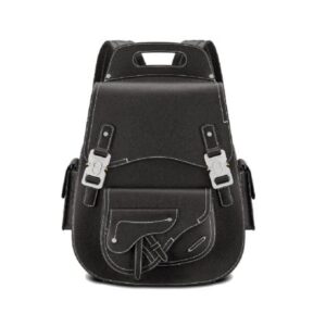 DIOR MAXI GALLOP BACKPACK BLACK GRAINED CALFSKIN - DR003