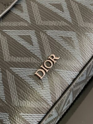 DIOR SAFARI BAG WITH STRAP CD DIAMOND CANVAS - DR018