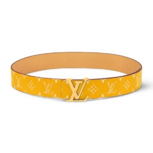 LOUIS VUITTON LV INITIALES 40MM REVERSIBLE BELT YELLOW - B0116