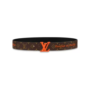 LOUIS VUITTON PYRAMIDE 40MM REVERSIBLE BELT MONOGRAM CANVAS RECTO SIDE - B0135