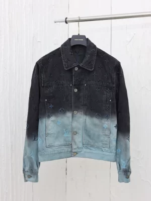 Louis Vuitton Embroidered Denim Blouson Jacket - LC008