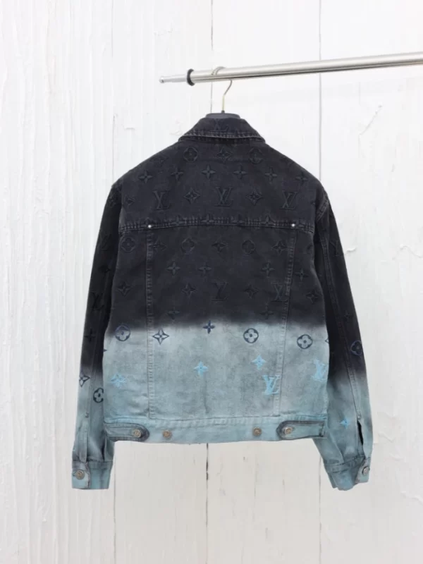 Louis Vuitton Embroidered Denim Blouson Jacket - LC008