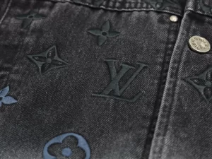 Louis Vuitton Embroidered Denim Blouson Jacket - LC008