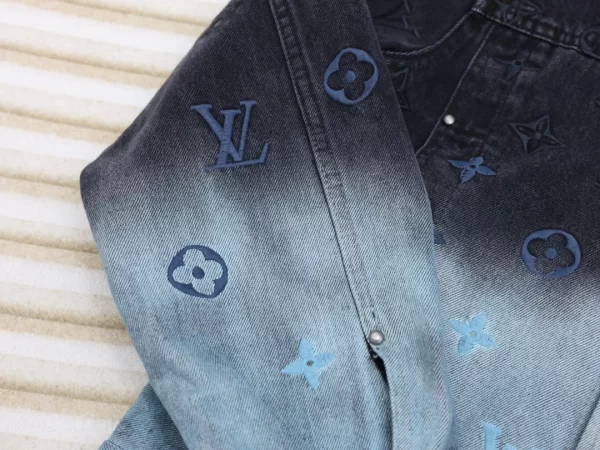 Louis Vuitton Embroidered Denim Blouson Jacket - LC008