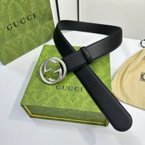 BELT WITH INTERLOCKING G BUCKLE - B0147