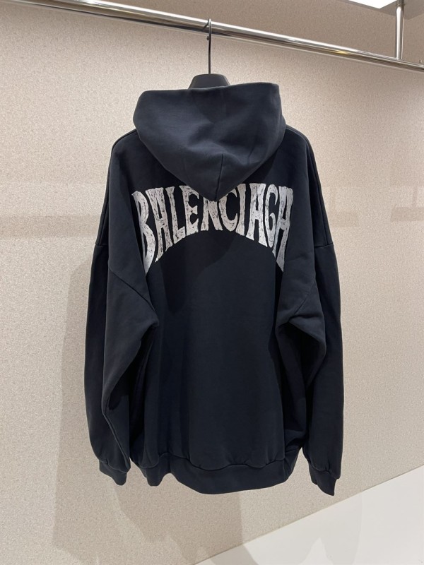 Balenciaga Hand Drawn Hoodie Medium Fit - SBH025