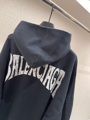 Balenciaga Hand Drawn Hoodie Medium Fit - SBH025