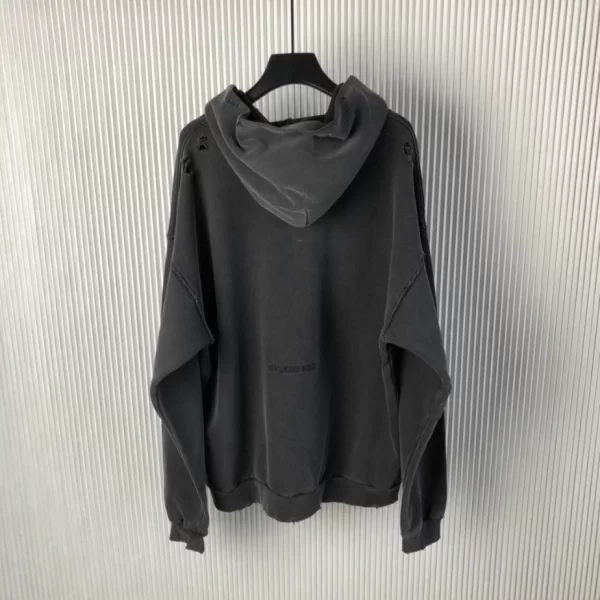 Balenciaga Paris Liberty Hoodie Oversized in black - SBH012