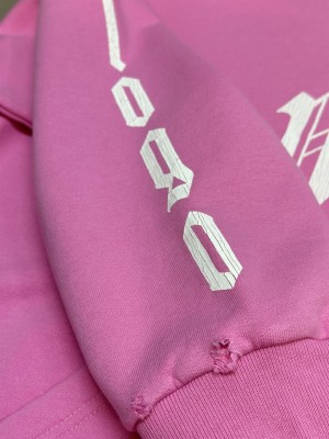 Balenciaga Nlogo Hoodie Medium Fut In Pink - SBH026