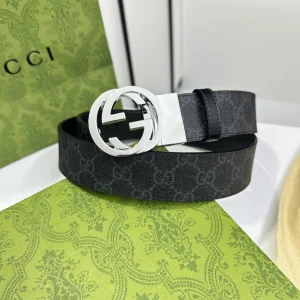 GUCCI SUPREME BELT WITH G BUCKLE - B019