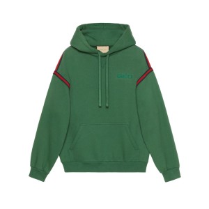 Gucci Cotton Jersey Hooded Sweatshirt - GBH010