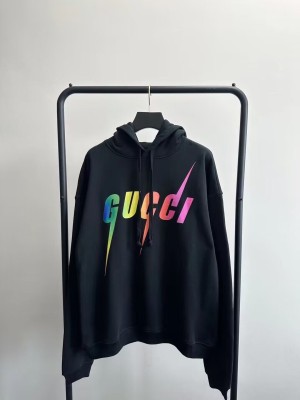 Gucci Cotton Jersey Hooded Sweatshirt - GBH011