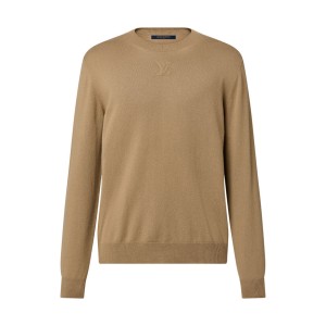 Embossed LV Cashmere Crewneck - SLV034