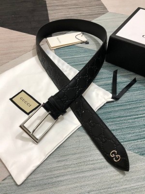 GG SIGNATURE BELT WITH GG DETAIL - B0182