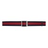 GUCCI WEB BELT WITH RECTANGULAR BUCKLE IN BLUE - B0187