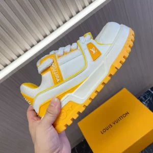 LOUIS VUITTON TRAINER MAXI SNEAKERS YELLOW – LSVT372