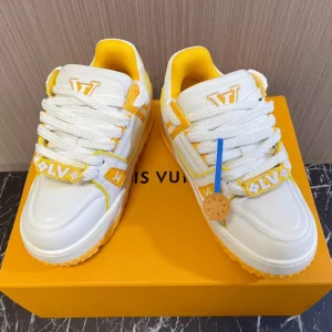 LOUIS VUITTON TRAINER MAXI SNEAKERS YELLOW – LSVT372