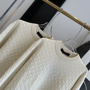 Louis Vuitton Damier Wool Long-Sleeved Crewneck - SLV015