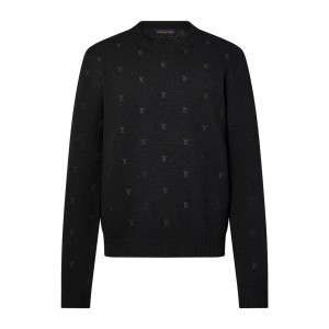 Louis Vuitton Embroidered Signature Merino Crewneck - SLV030