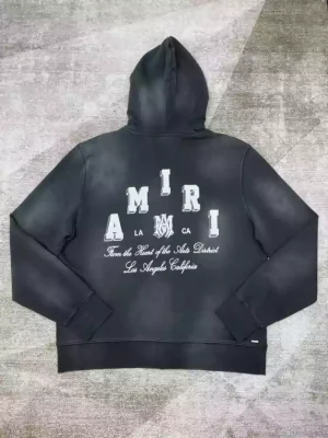 Amiri Ma Core Logo Zip Hoodie - SAV002