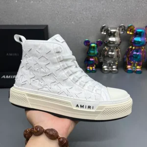 AMIRI STARS COURT HIGH-TOP SNEAKERS - AM073